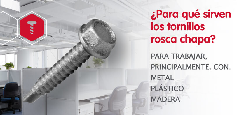 Tornillos rosca chapa